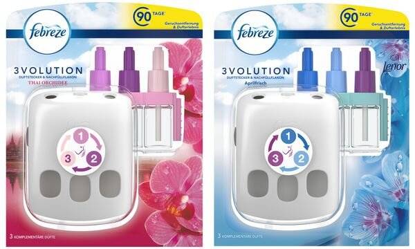 febreze Duftstecker 3Volution Starterkit, Lenor Aprilfrisch (6430488)-0