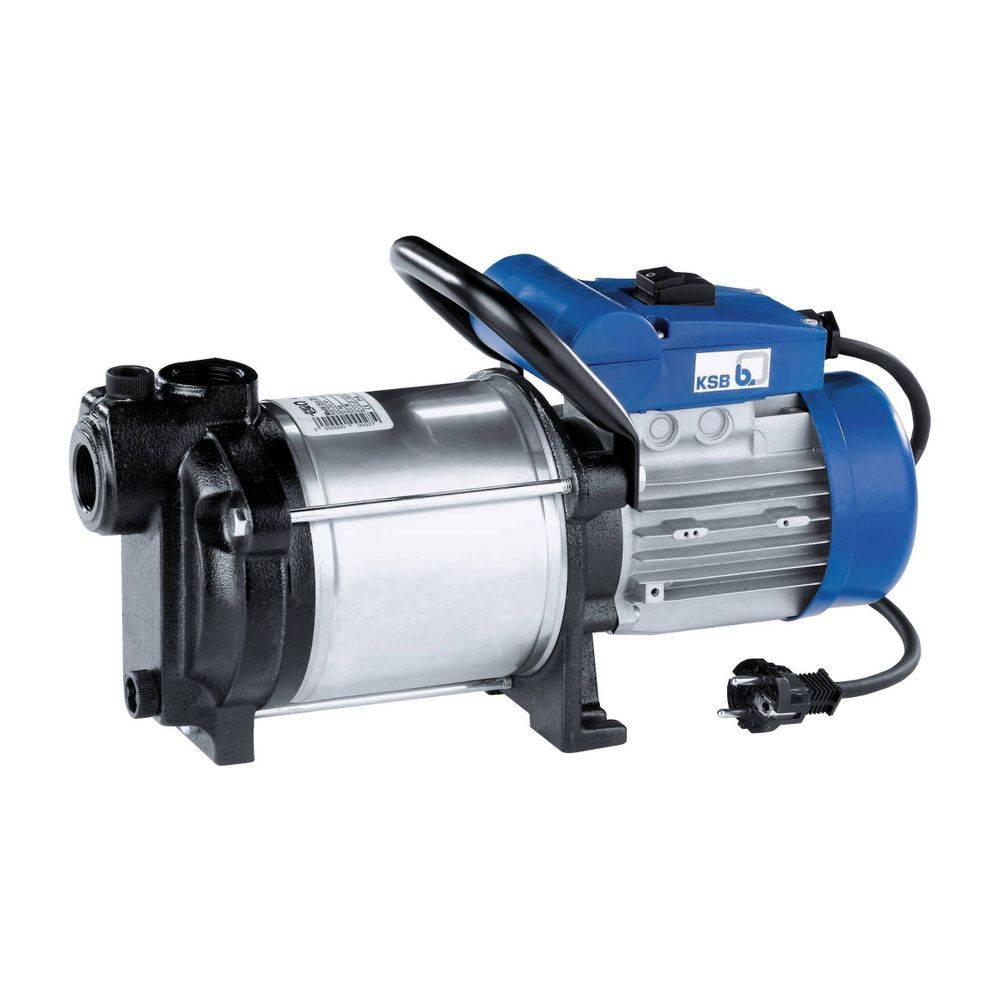 KSB Wasserversorgungspumpe MultiEco 35 P, 1x 230V, IE2, 0,81kW 2800/min, mehrstufige Kreiselpumpe, transportabel-0