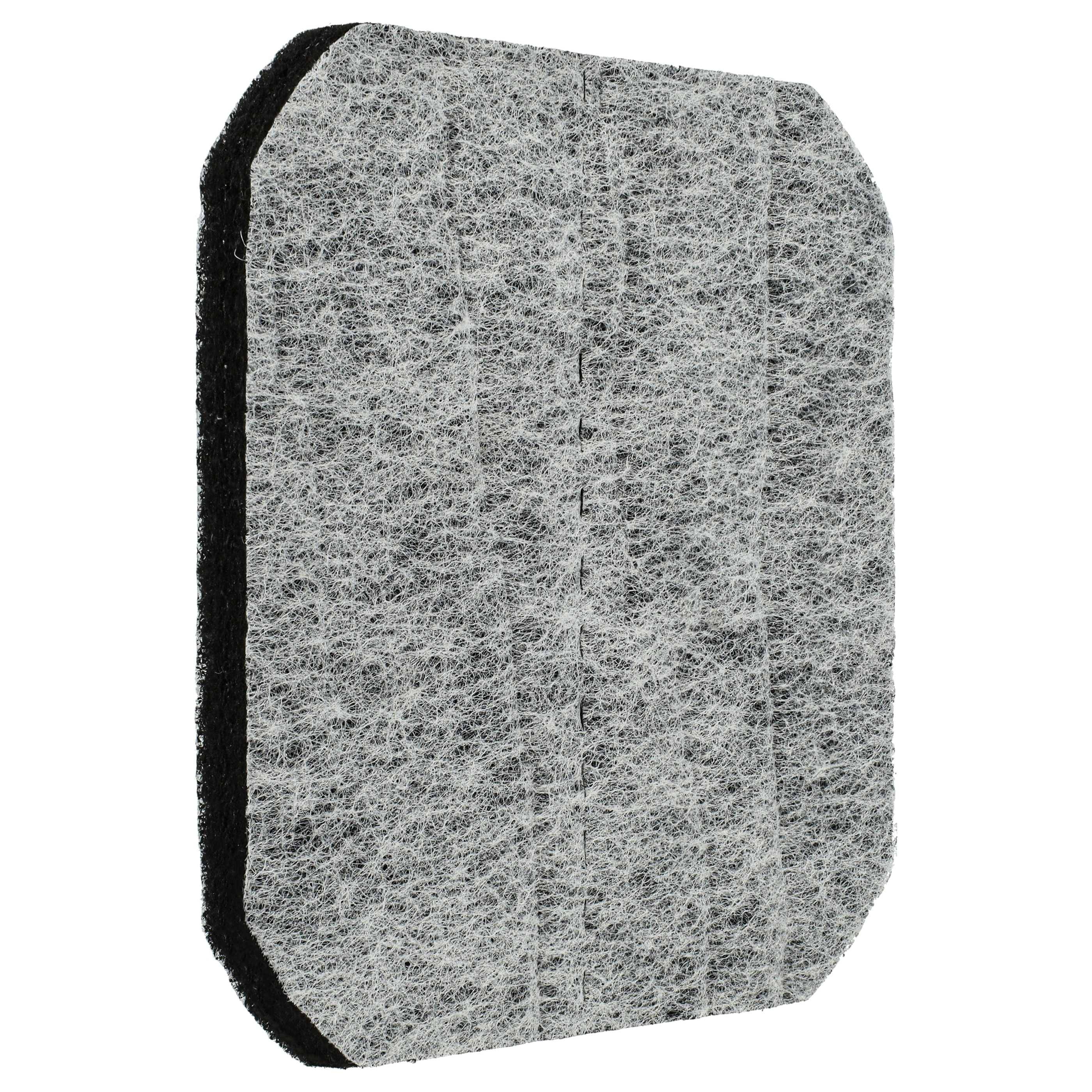 vhbw 2x Aktivkohle-Filter kompatibel mit Tefal Compact Quadra 8204 | 8322, 8321 Fritteuse - 12 x 12 x 0,8 cm-1