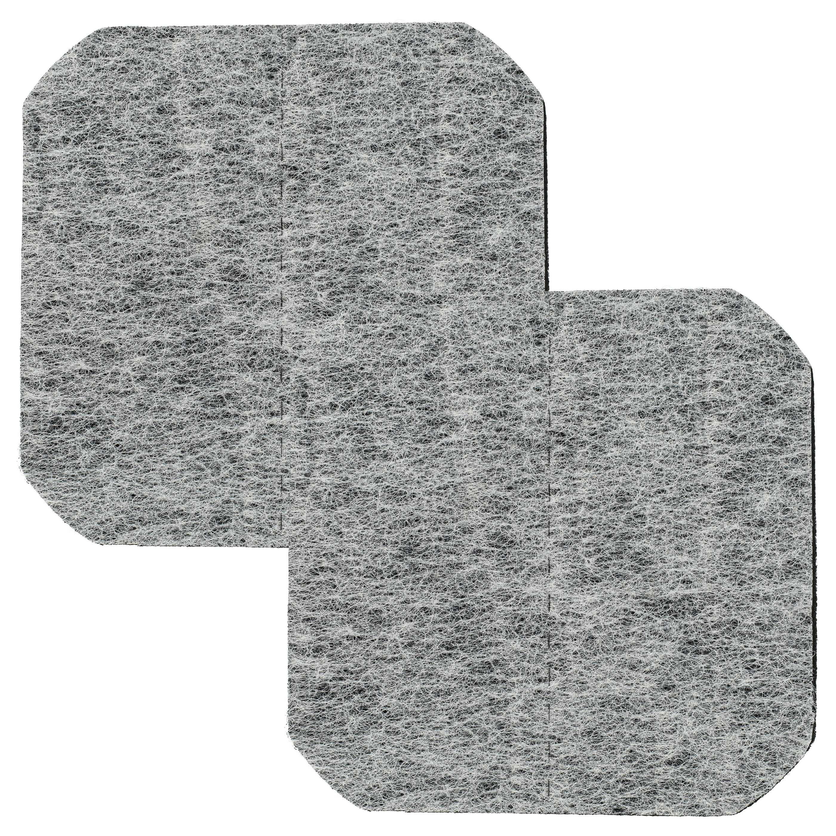 vhbw 2x Aktivkohle-Filter kompatibel mit Tefal Compact Quadra 8204 | 8322, 8321 Fritteuse - 12 x 12 x 0,8 cm-0
