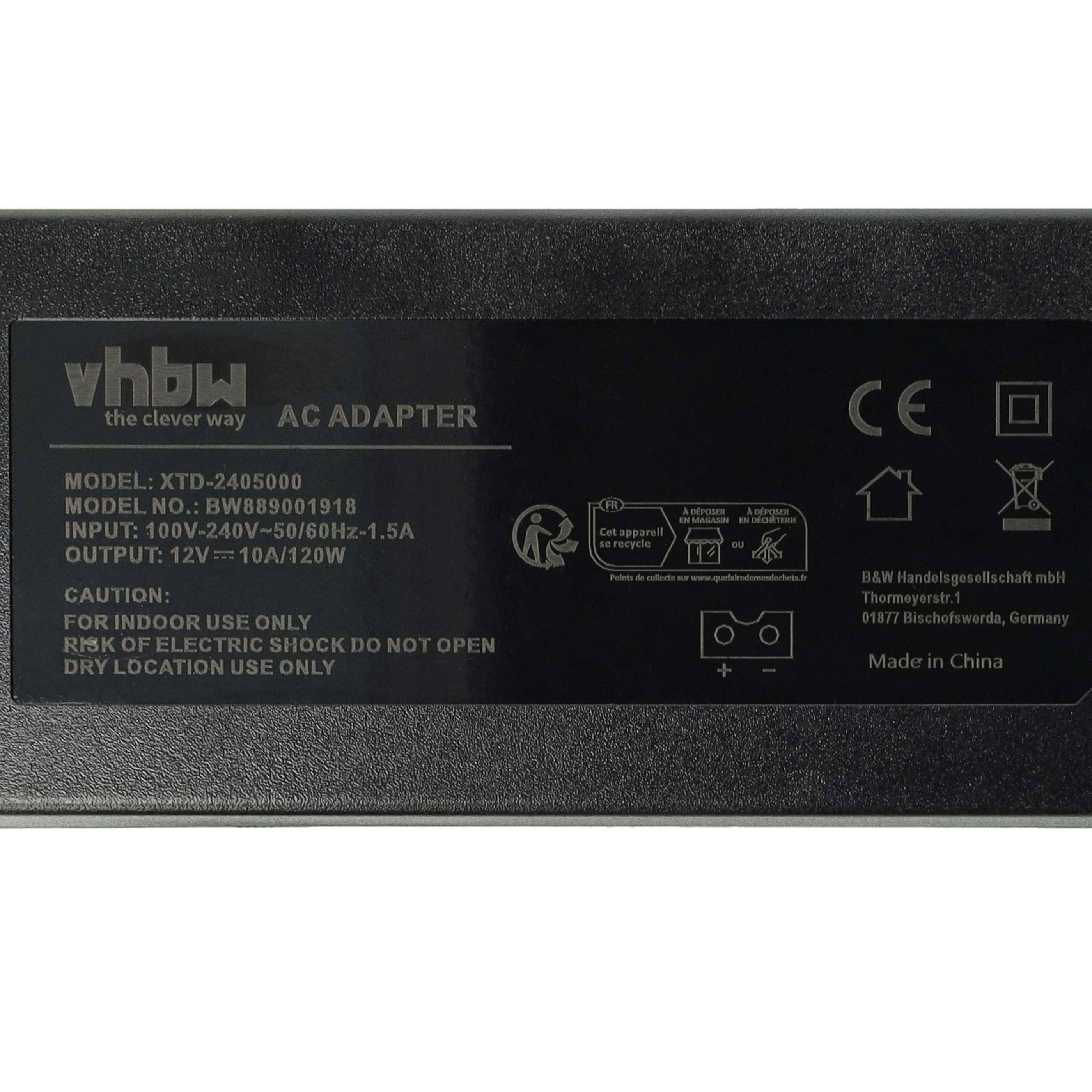 vhbw Netzteil für Auto-Kühlboxen Mini-Kühlschränke 225cm| tragbare Kühlgeräte-3