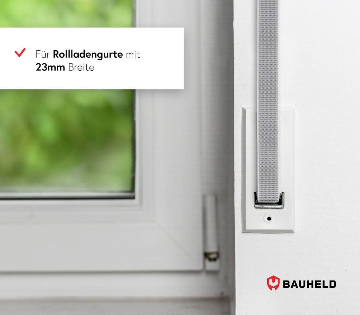 BAUHELD Rollladen Gurtwickler Abdeckplatte 105mm 6 Stück-3