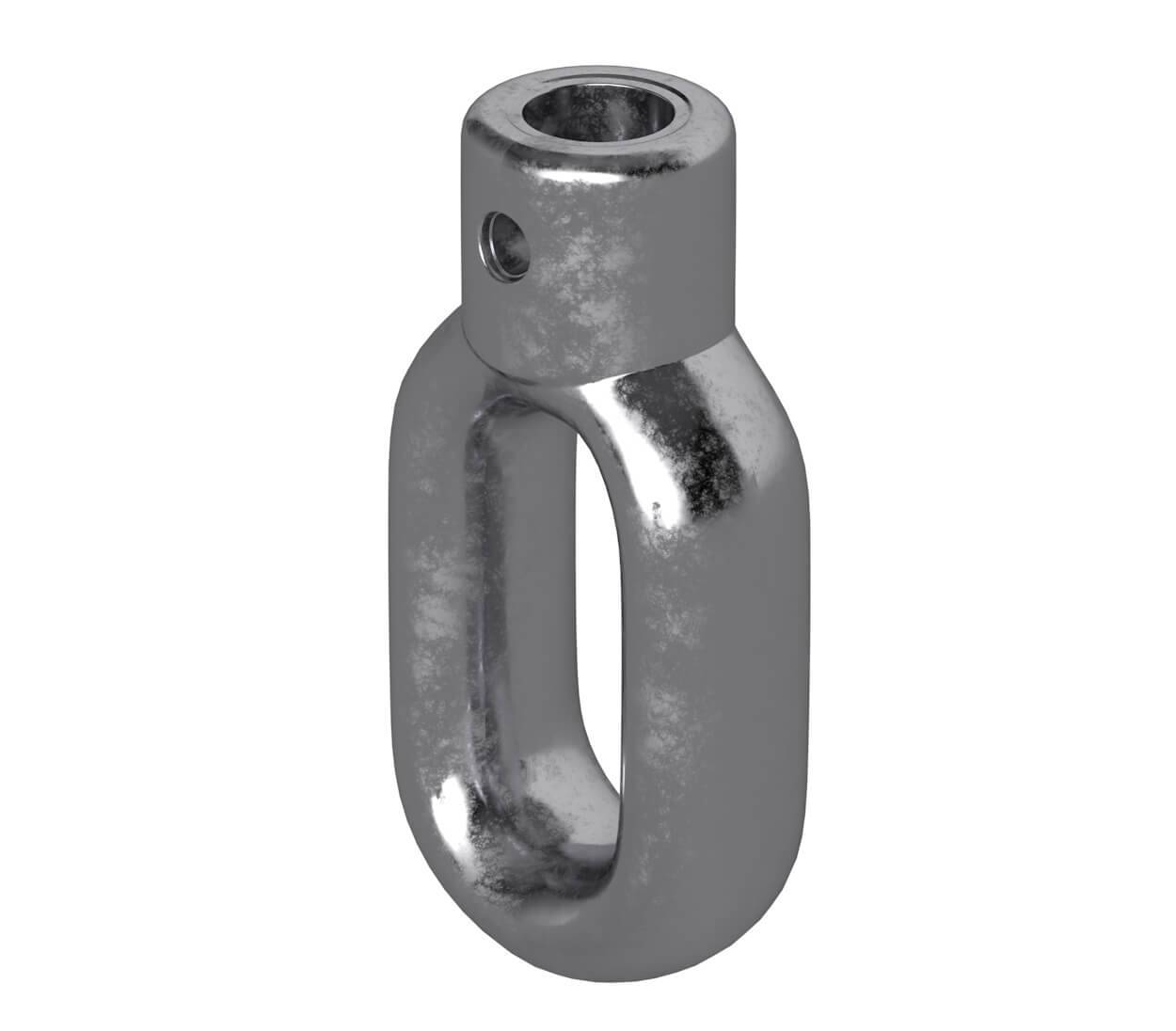BAUHELD Markisenöse Zink 10 mm für Fleischerhaken-0