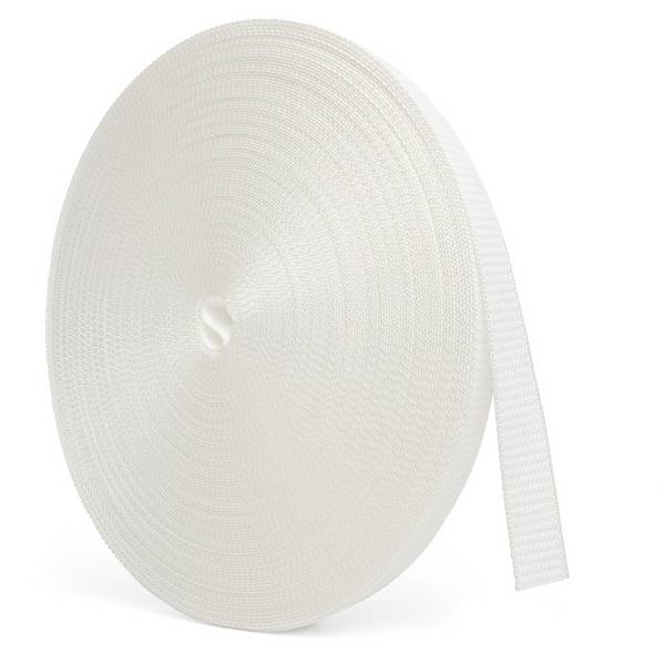 BAUHELD 50m Rollladengurt 23mm Weiß