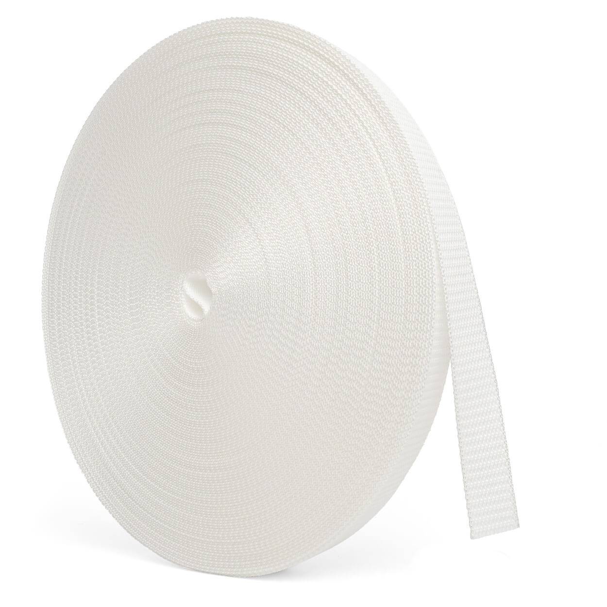 BAUHELD 50m Rollladengurt 23mm Weiß-0