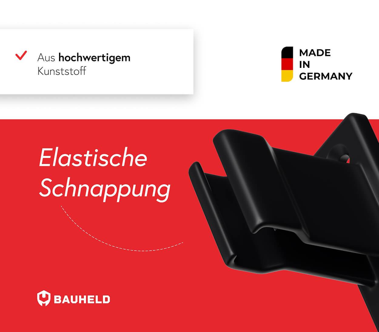 BAUHELD Rollladen Anschlagwinkel 40mm Weiß 8 Stück-2