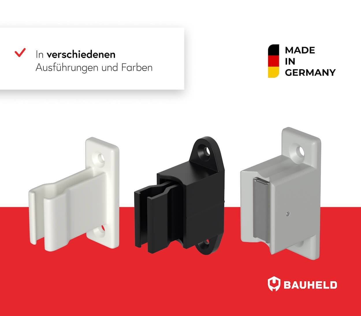 BAUHELD Rollladen Anschlagwinkel 40mm Weiß 8 Stück-4
