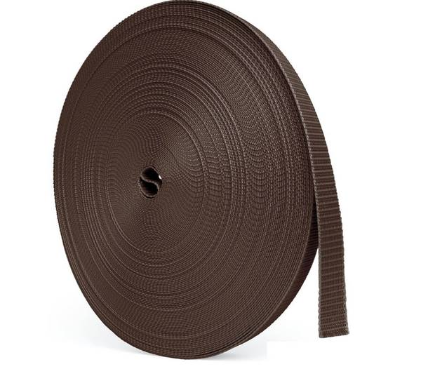 BAUHELD 50m Rollladengurt 14mm Braun
