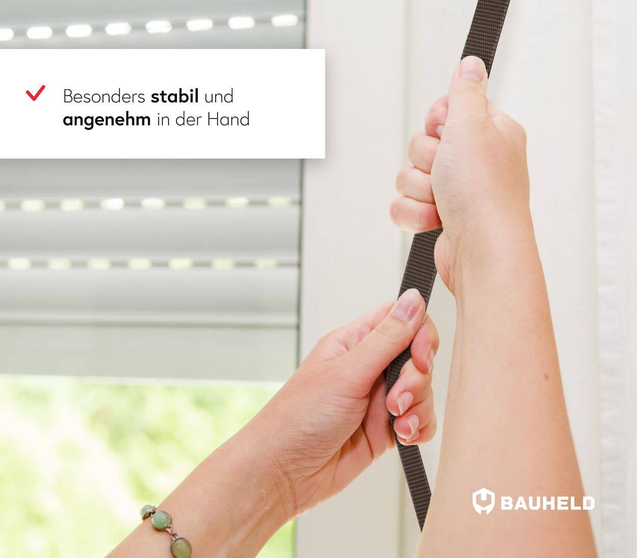 BAUHELD 50m Rollladengurt 14mm Braun-2