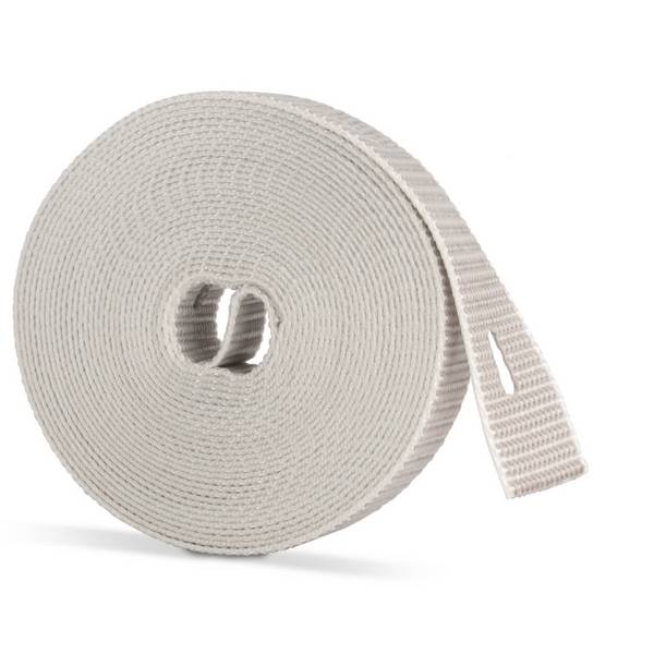 BAUHELD 6m Rollladengurt 14mm Grau