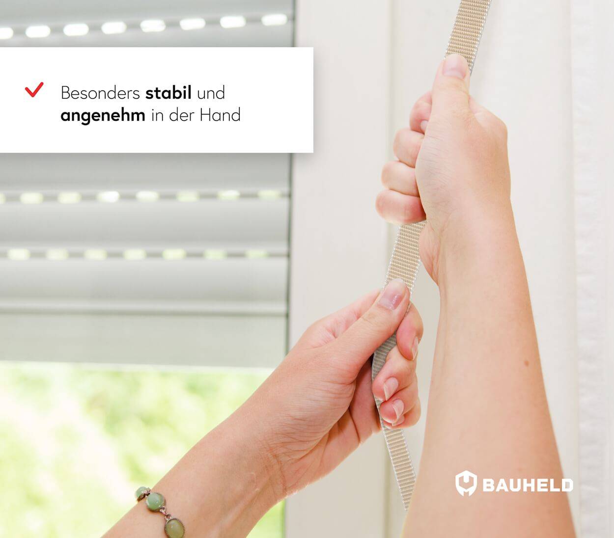 BAUHELD 50m Rollladengurt 20mm Beige-2