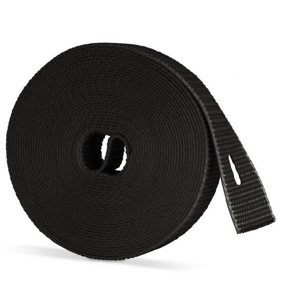 BAUHELD 6m Rollladengurt 14mm Schwarz