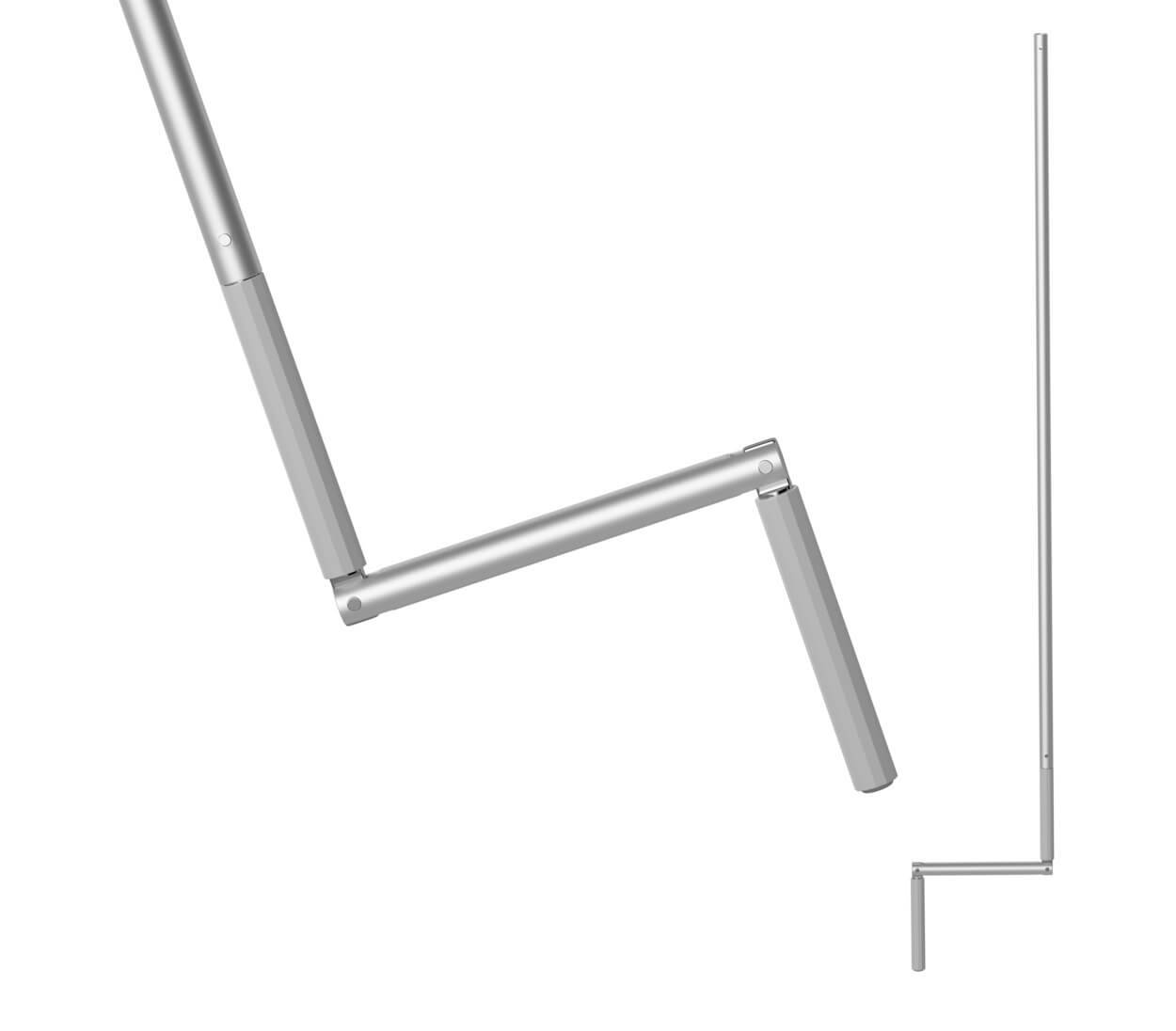 BAUHELD Rollladen Kurbelstange 100cm Grau-0
