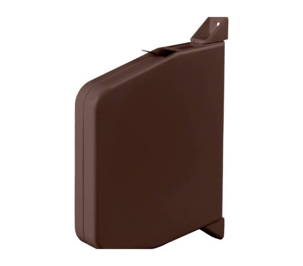 BAUHELD Rollladen Gurtwickler Aufputz 14mm Mini mit Einfädelautomatik Braun