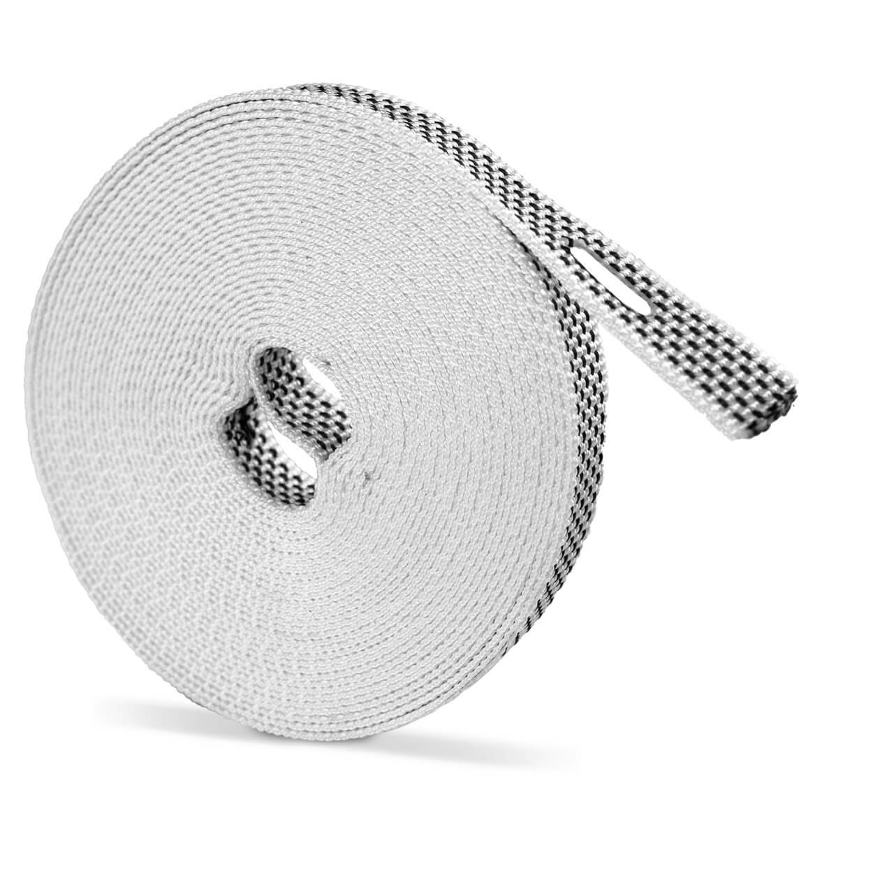 BAUHELD 6m Rollladengurt 14mm Schwarz Weiß-0