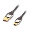 Lindy 41589 CROMO® USB 2.0 Kabel Typ A/Mini-B, 2m