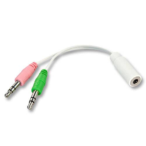 Lindy 35518 Adapterkabel für Apple/HTC-Headset und kompatible am PC oder Notebook