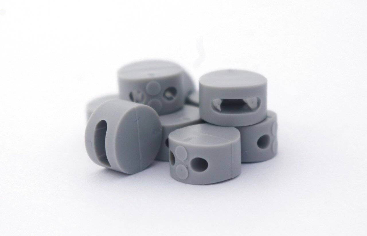 Kunststoffplomben 8 mm (1000 Stück) grau-0