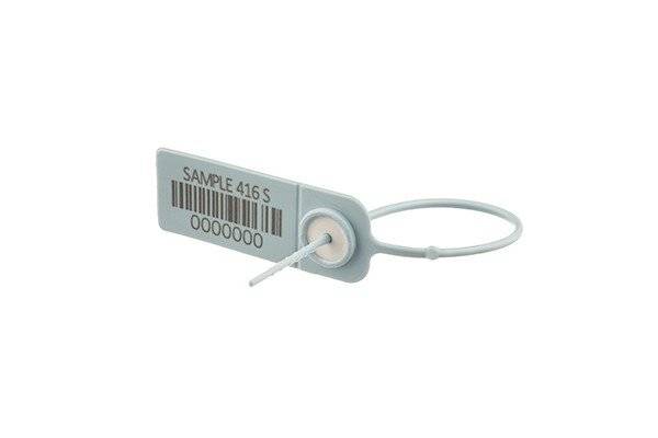 Durchziehplombe Microflag 416 pastelllblau 235 mm