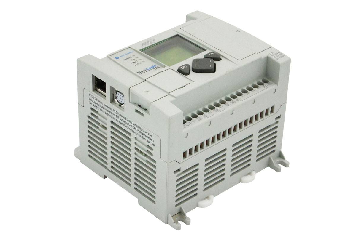 Allen-Bradley 1763-L16BBB Allen-Bradley 0662074023042 1763 MICROLOGIX 1100 SYSTEM, MICROLOGIX 1100, 24V DC POWER, (10) 2-1