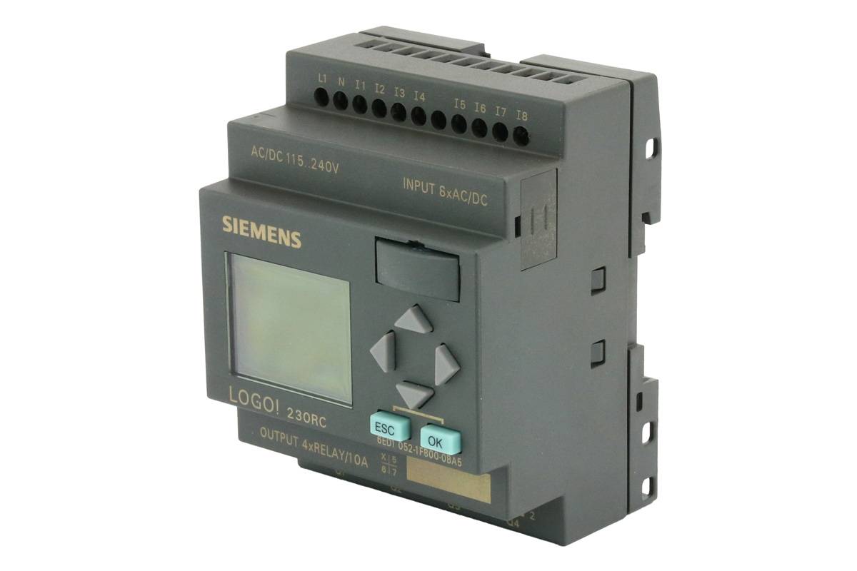 LOGO! 230RC, LOGIKMODUL,DISPLAY SV/E/A: 230V/230V/RELAIS 8 DE/4 DA, SP. 130 BLOECKE, MODULAR-0