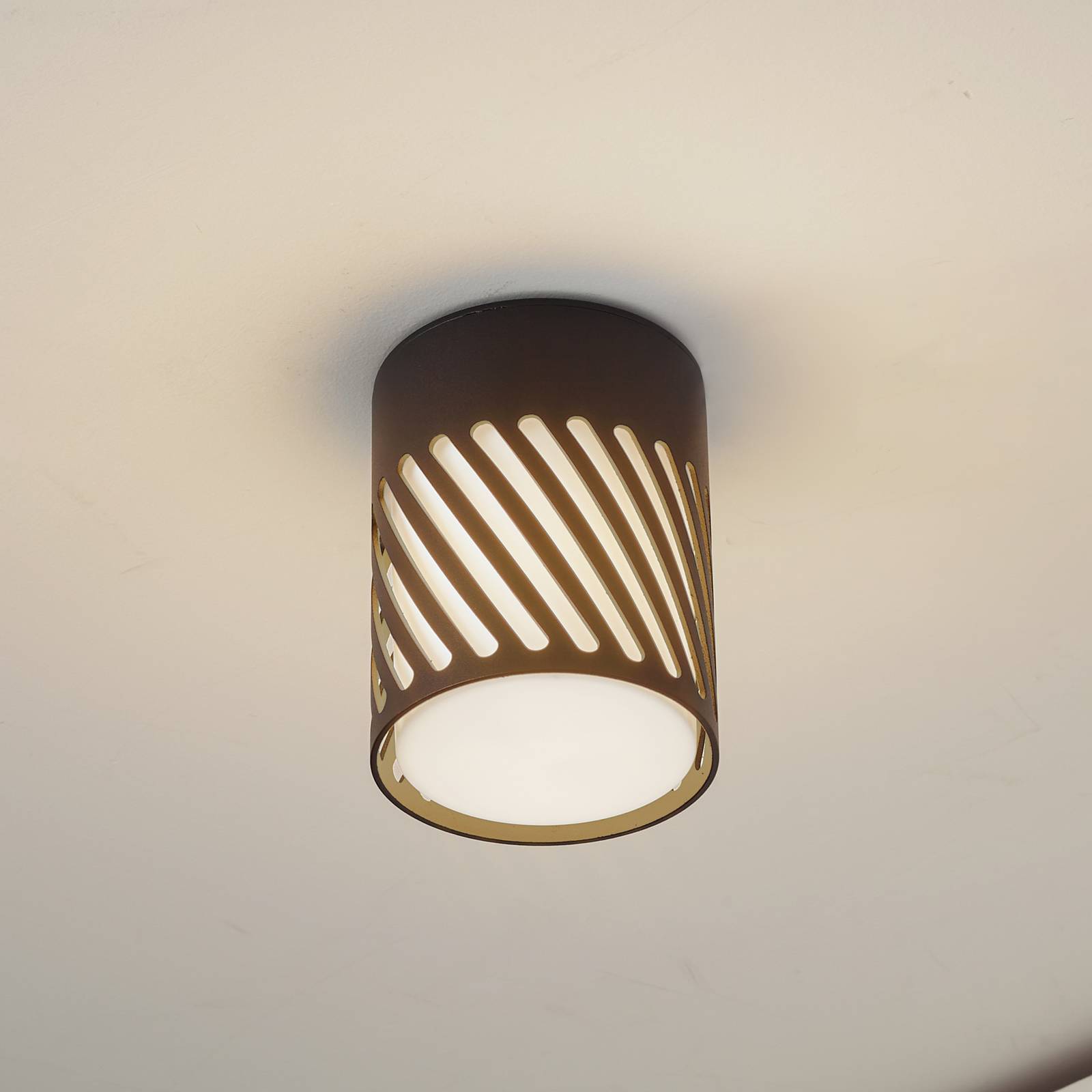 Lindby Deckenlampe 'Lurinda' in schwarz aus Aluminium-1