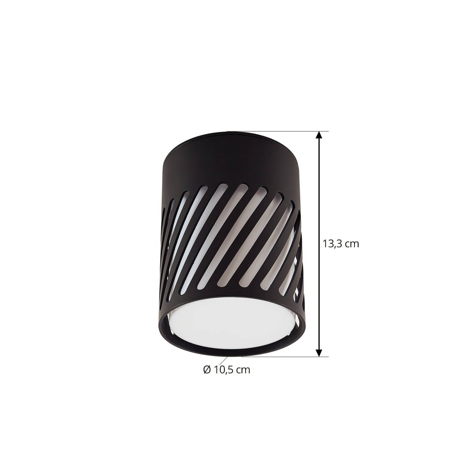 Lindby Deckenlampe 'Lurinda' in schwarz aus Aluminium-4