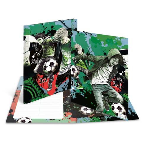 Sammelmappe A3 Karton Street Soccer-0