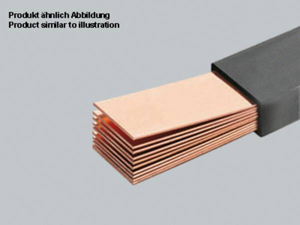 Wöhner Kupferschiene lamel. verz. iso. 6x 20 x 1 477 A L:2m