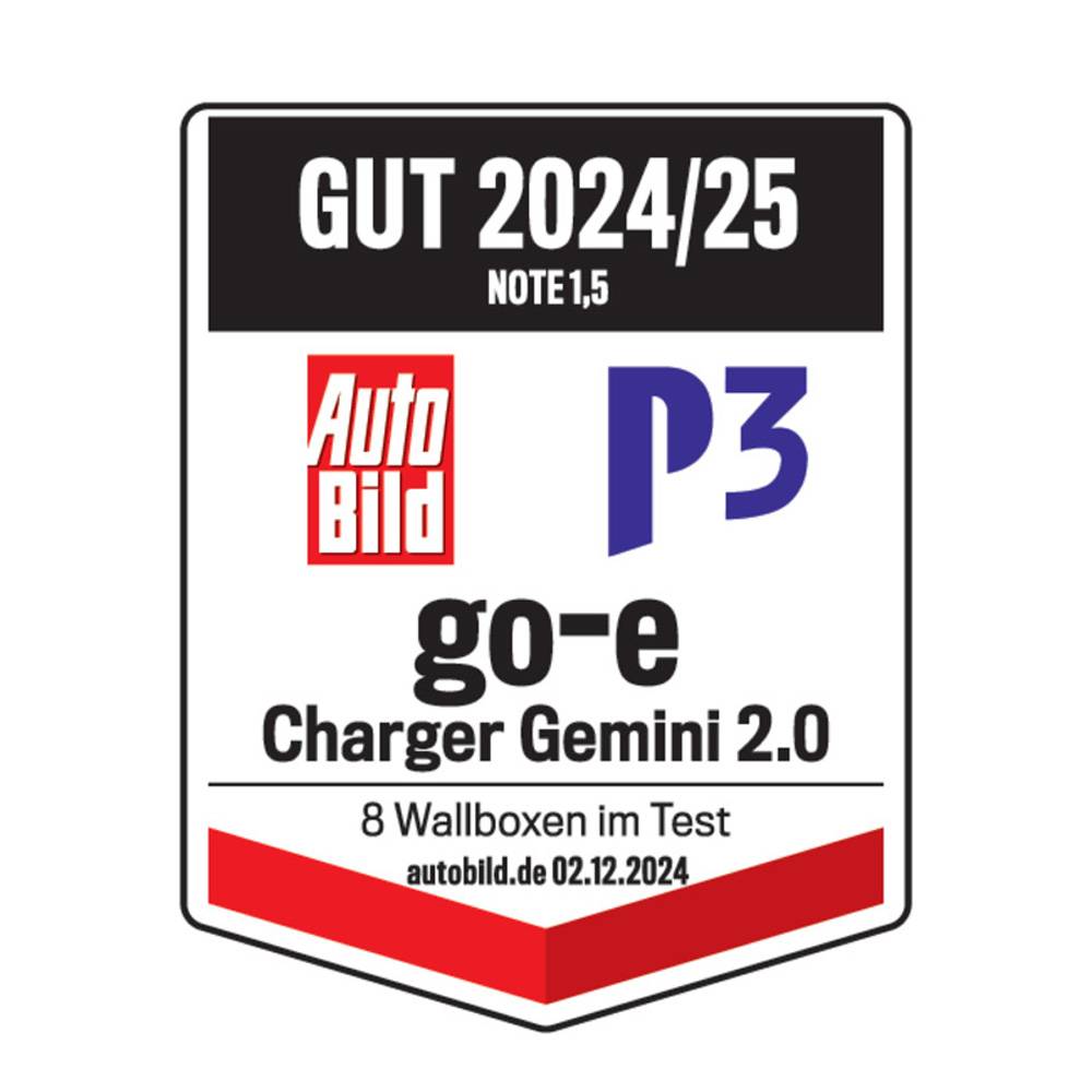 go-e Wallbox Gemini 2.0 11kW Ladebox mit 1,8 Meter Kabel und eSIM-4
