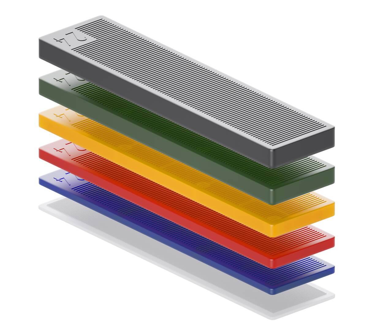 BAUHELD Verglasungsklötze Kunststoff 100 x 24 mm 600er Set-1