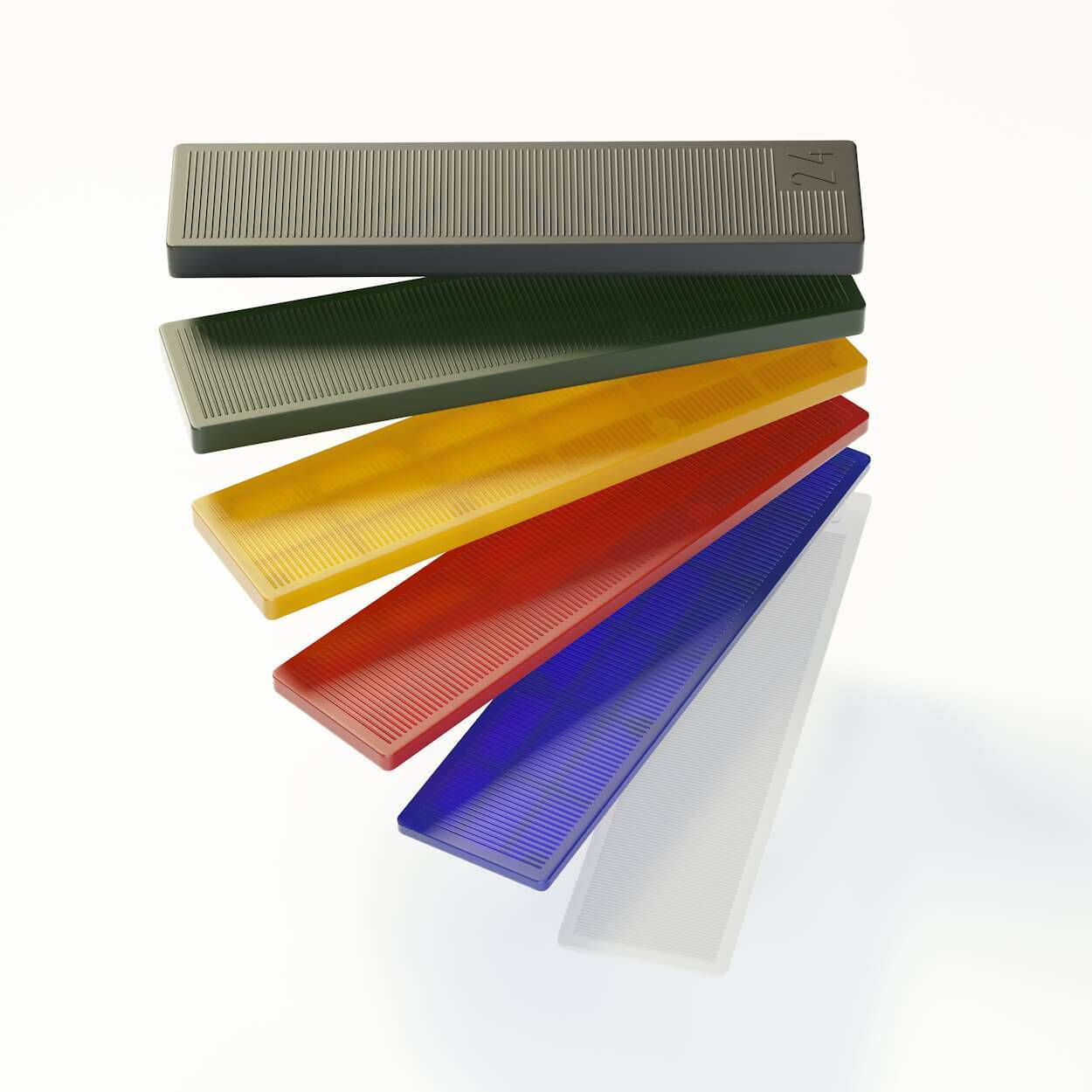 BAUHELD Verglasungsklötze Kunststoff 100 x 24 mm 600er Set-2