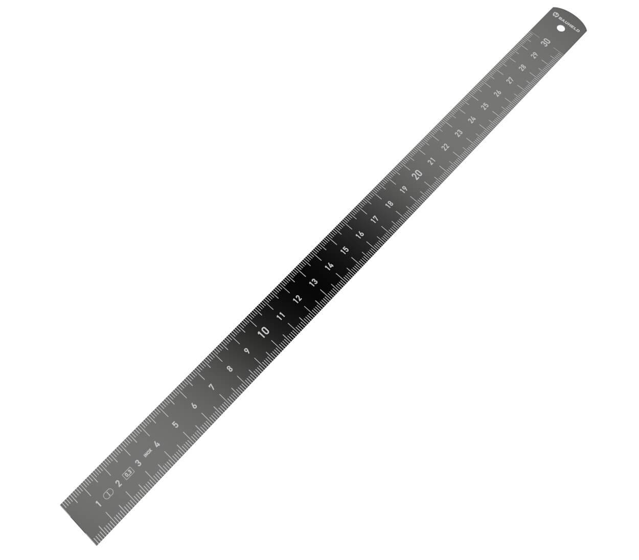 BAUHELD Alulineal 300 mm Aluminium Genauigkeitsklasse Eg 1-0