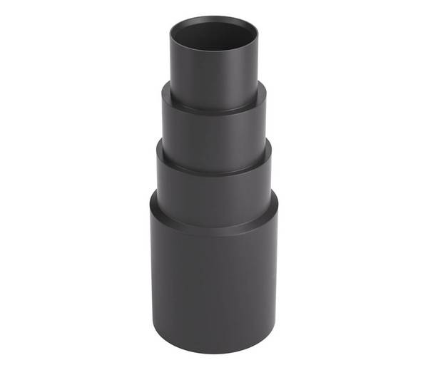 BAUHELD Staubsaugeradapter Schwarz 1 Stück