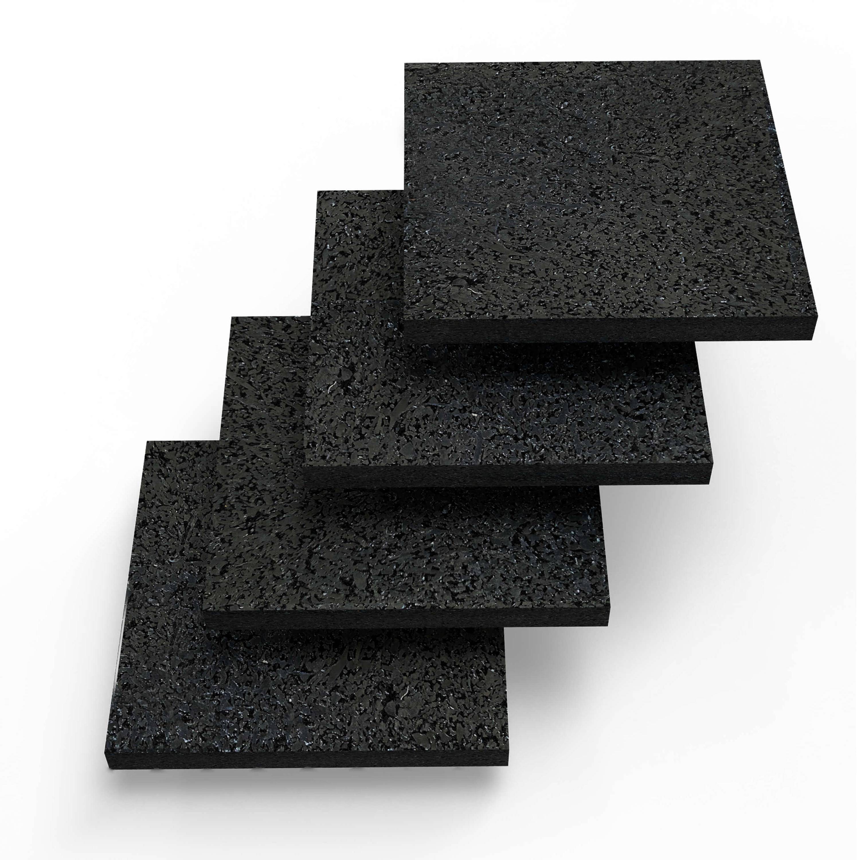 BAUHELD Schwingungsdämpfer Pads 90 x 90 x 10 mm 4 Stück-0