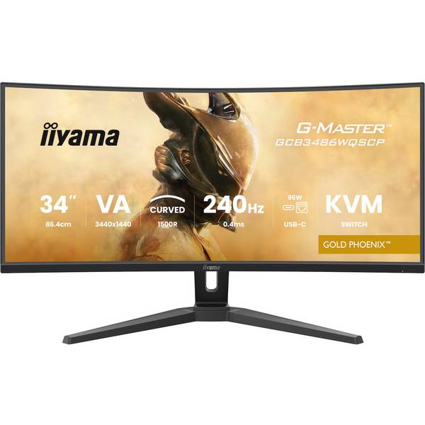 G-MASTER GCB3486WQSCP-B1 4K Ultra HD Curved Gaming Display 86,4 cm (34"")