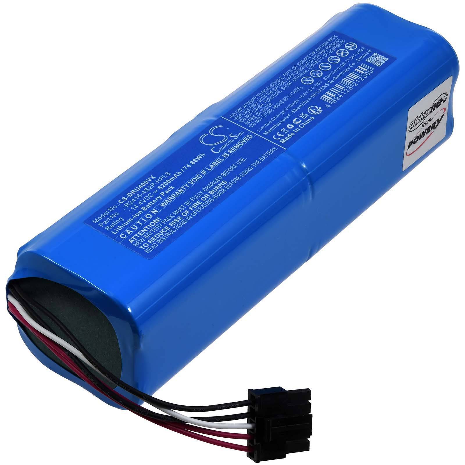Akku passend für Saugroboter Dreame L30 Ultra D10s plus Bot X30 Ultra Typ Bot X30 Ultra, 14,4V, Li-Ion-0