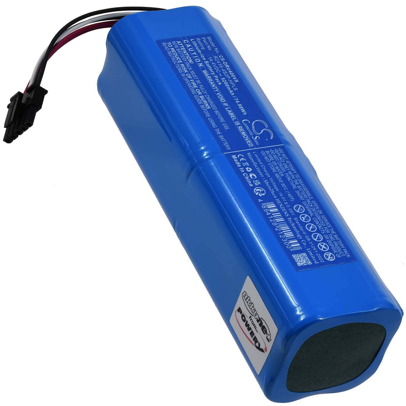 Akku passend für Saugroboter Dreame L30 Ultra D10s plus Bot X30 Ultra Typ Bot X30 Ultra, 14,4V, Li-Ion-1