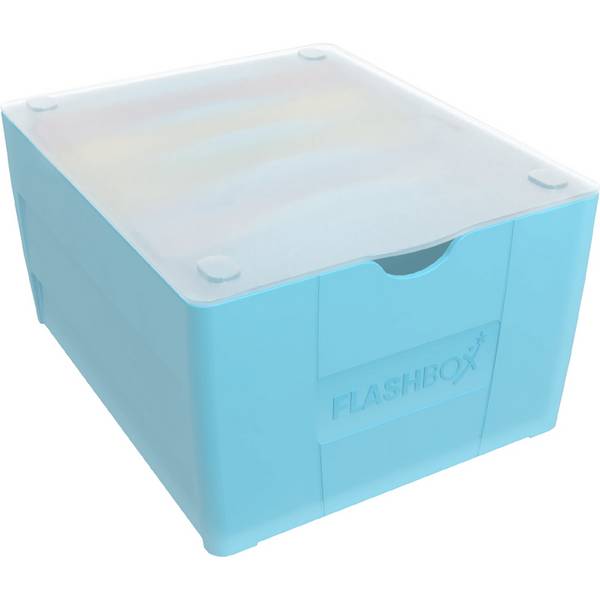 Lernkartei"Flashbox" Starterpack pastellblau Karteikasten aus PP B 145 x T 173