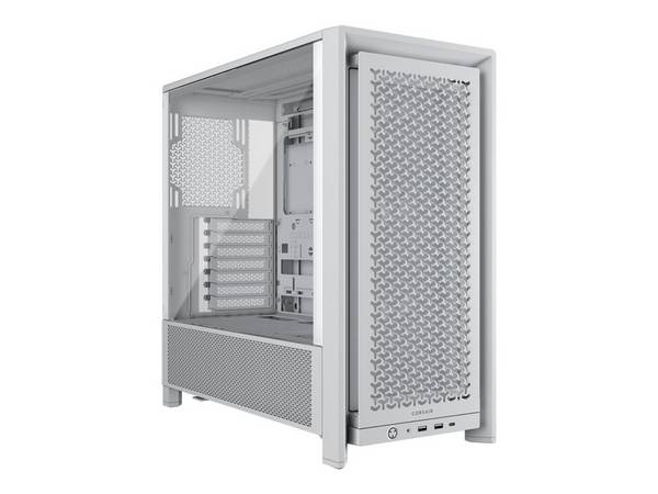 CORSAIR Geh Midi FRAME 4000D RS Wood Mid-Tower, White/Oak Multimedia-Technik Gehäuse