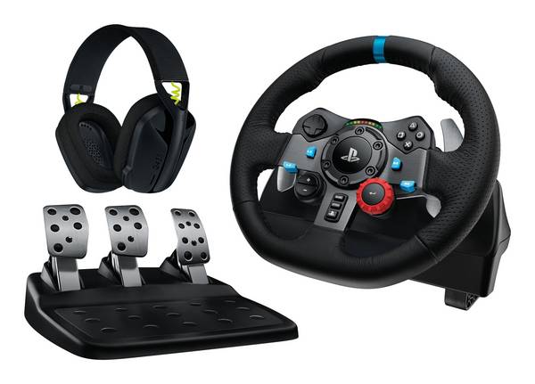 Logitech G G29 - Lenkrad- und Pedale-Set - kabelgebunden