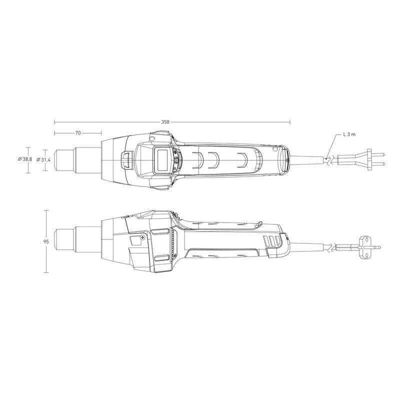 Steinel Heißluftgebläse PRO HM 2620E #091255-3