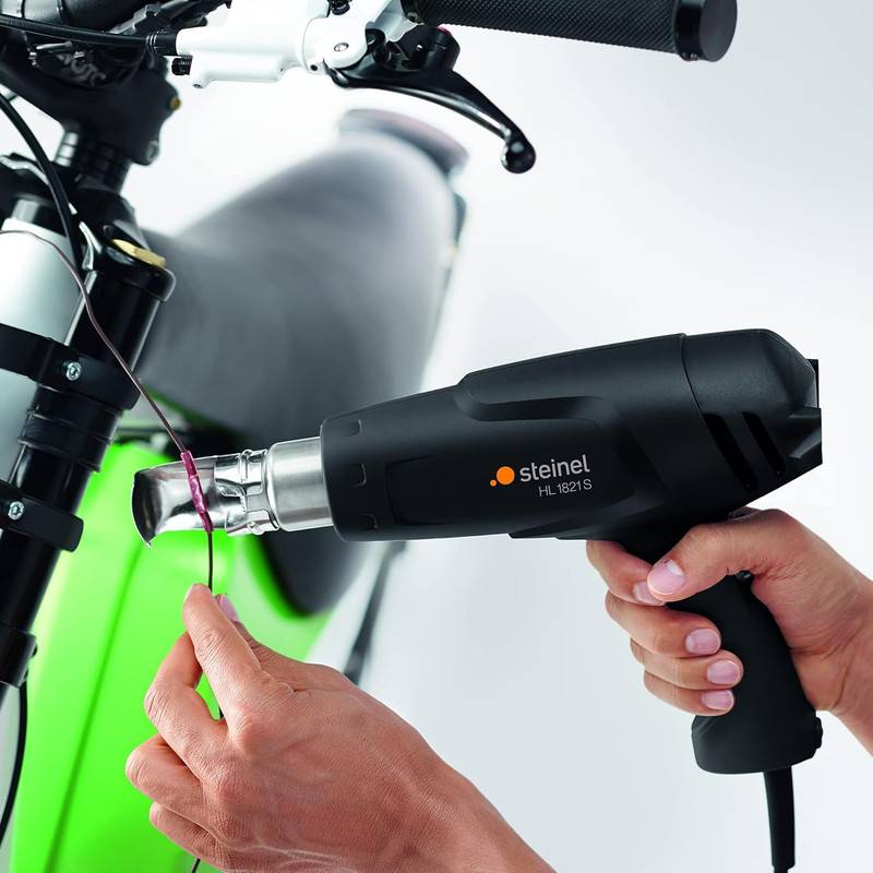 Steinel Heißluftpistole HL 1821 S, 1800 W Heißluftgebläse, 2 Temperatur-Stufen 300/550°C, 2.2 m Kabel-1