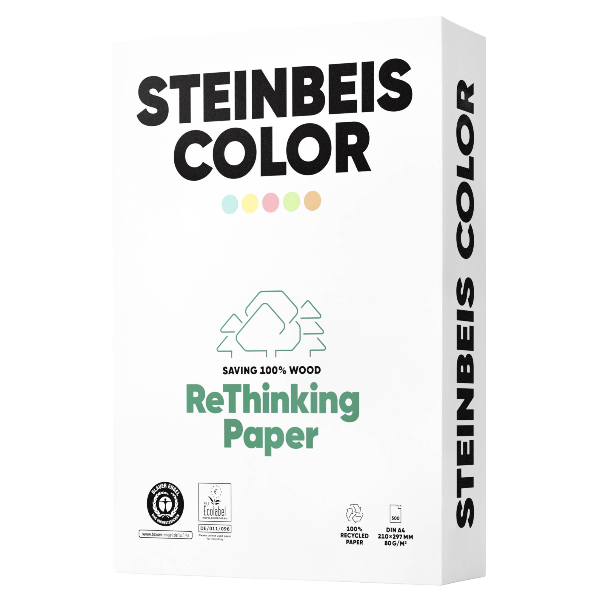 Steinbeis Kopierpapier Color A4 80g gn 500Bl 844631-0