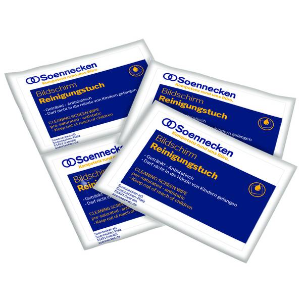 Bildschirmreinigungstuch feucht/trocken 20 St./Pack.