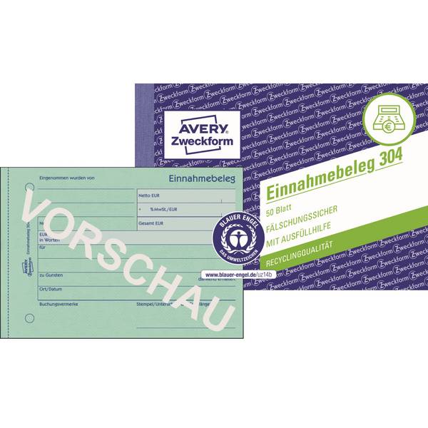 Einnahmebeleg DIN A6 quer 50Blatt - Artikel: 114028000