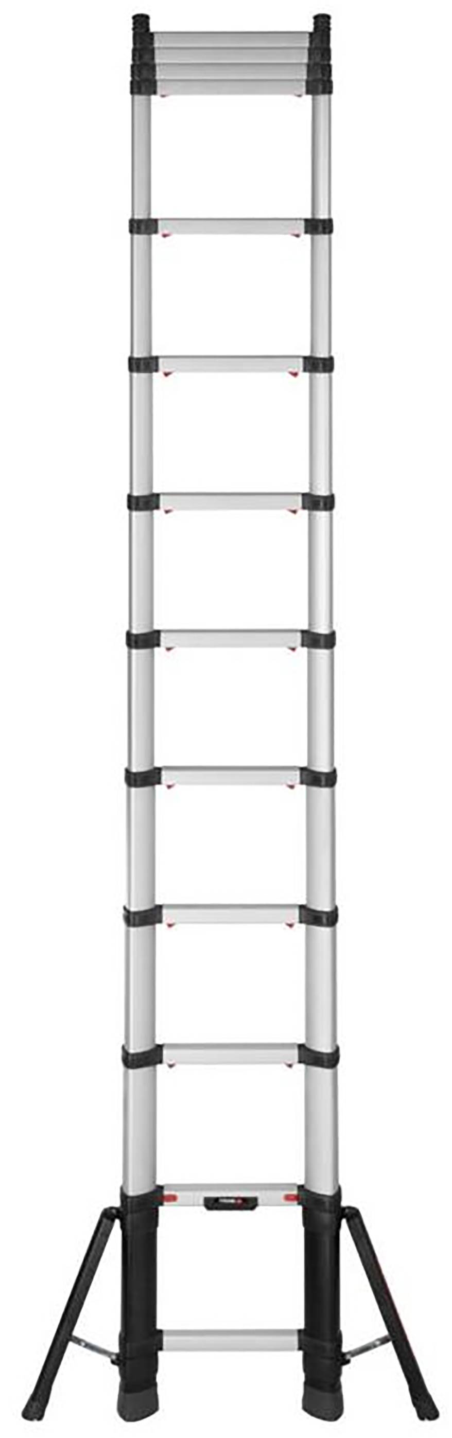 Teleskop-Anlegeleiter PRIME LINE mit klappbaren Stabilisatoren 80 mm Stufentiefe 13 Stufen. Hultafors Group AB-0