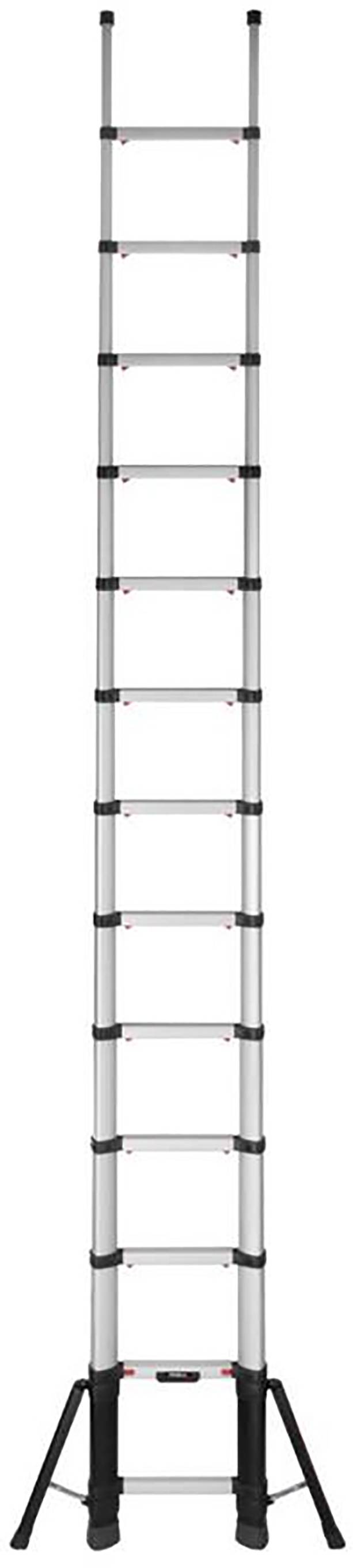 Teleskop-Anlegeleiter PRIME LINE mit klappbaren Stabilisatoren 80 mm Stufentiefe 13 Stufen. Hultafors Group AB-3