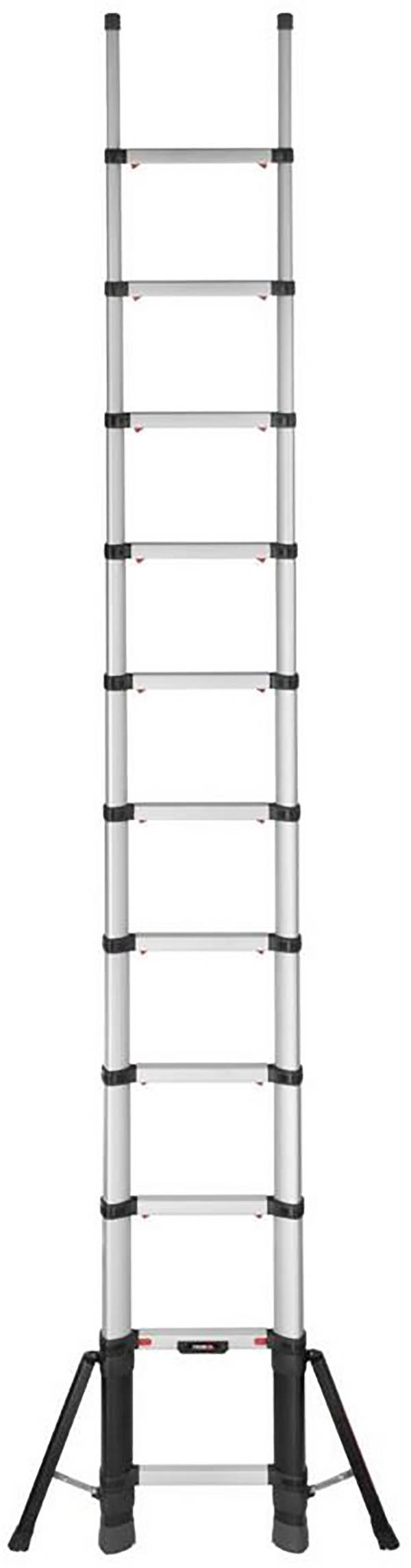 Teleskop-Anlegeleiter PRIME LINE mit klappbaren Stabilisatoren 80 mm Stufentiefe 11 Stufen. Hultafors Group AB