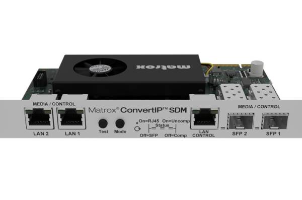PANASONIC TY-IPMX-MVX-SDM - Intel SDM-Einschubmodul (Matrox ConvertIP SDM 4K IPMX | ST2110-Format)